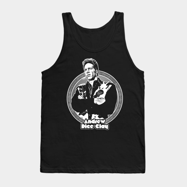 Andrew Dice Clay //// Retro Style Fan Art Design Tank Top by DankFutura